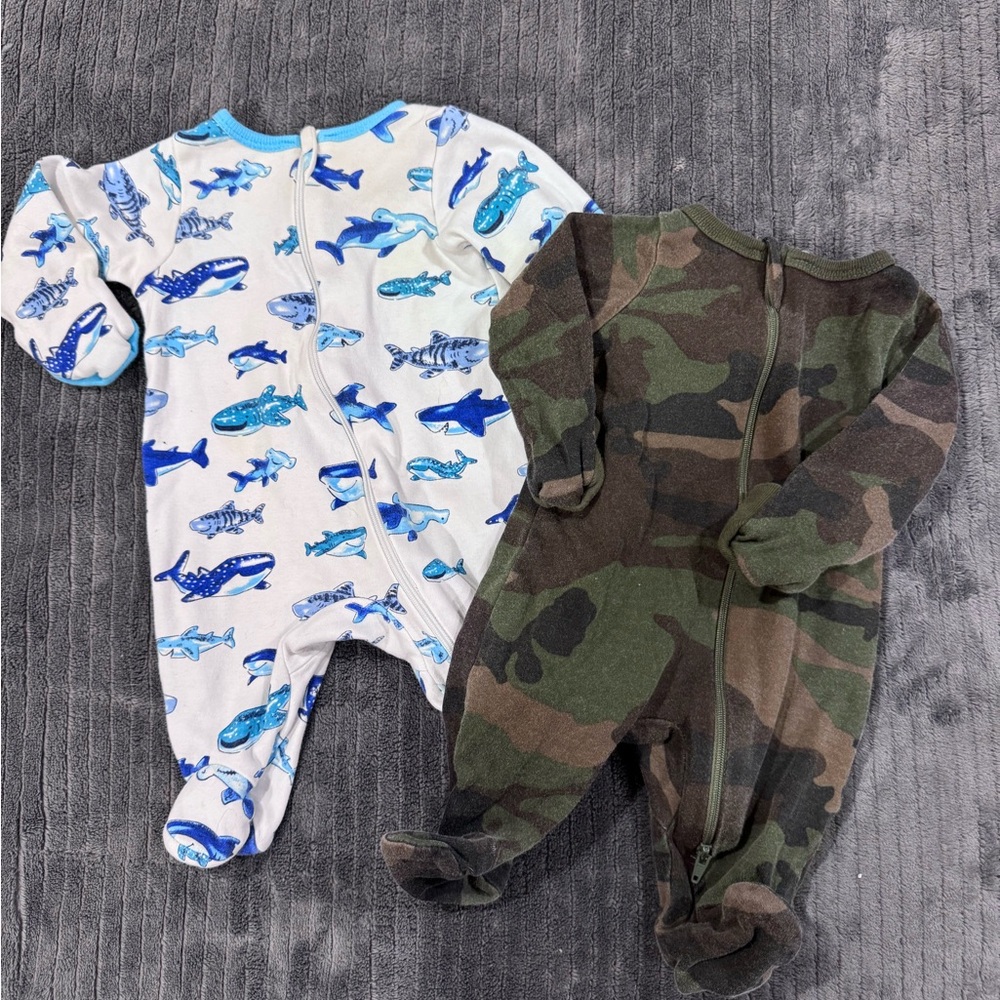 Wonder Nation NB Pajama footies